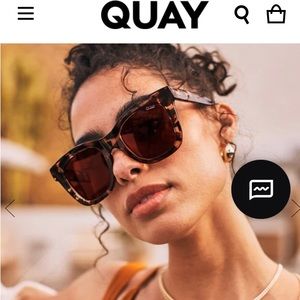 QUAY Sunglasses, After Hours, 57mm, Oversized, Brand New with tags and receipt